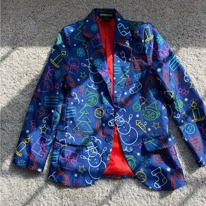 Colorful Holiday Blazer